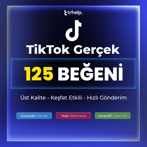  125 Gerçek Beğeni  Garantili - TikTok